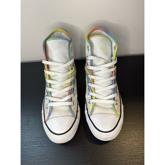 Converse All Star Chuck Taylor High Top Men’s 6 Women’s 8 Rainbow Pride #1075 - Picture 7 of 16